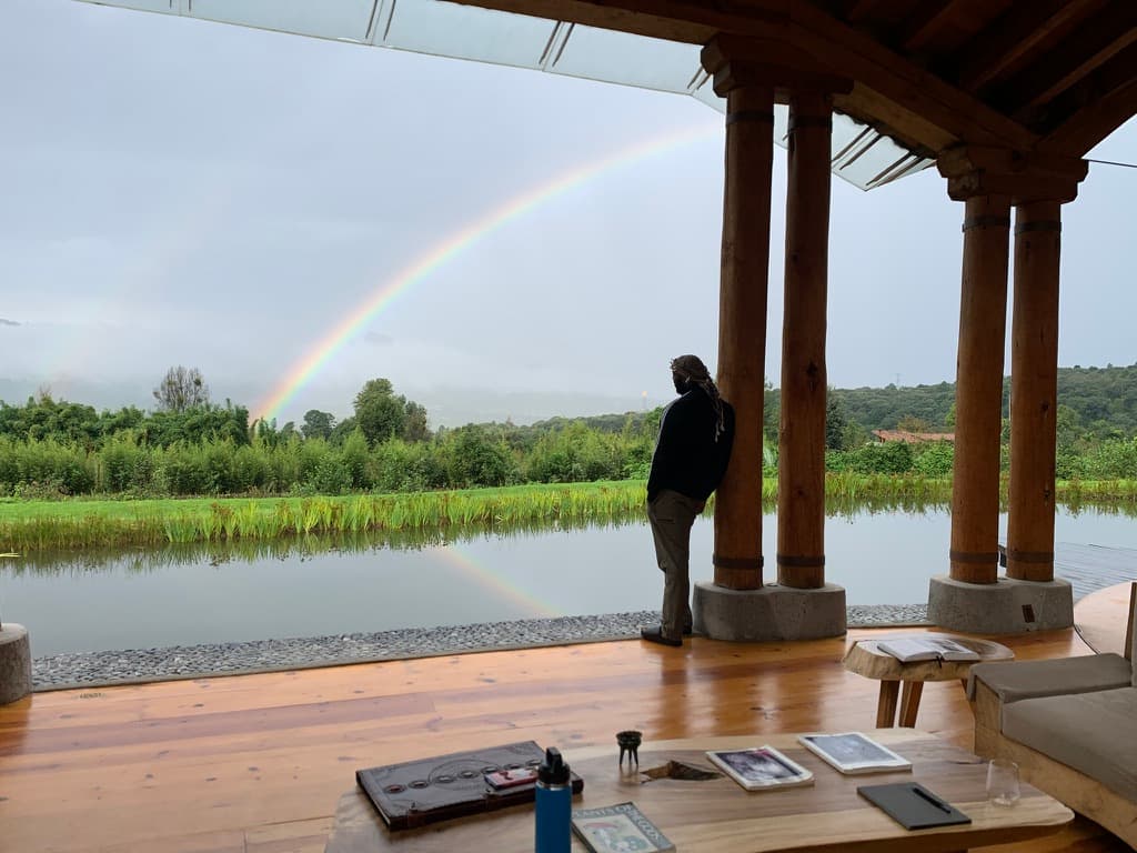 Rainbow over Valle de Bravo